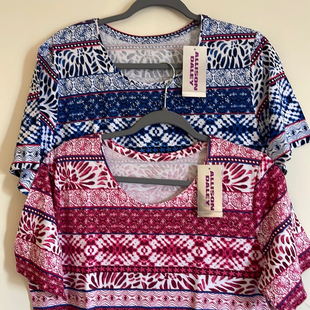 2-Allison Daley tops size M
